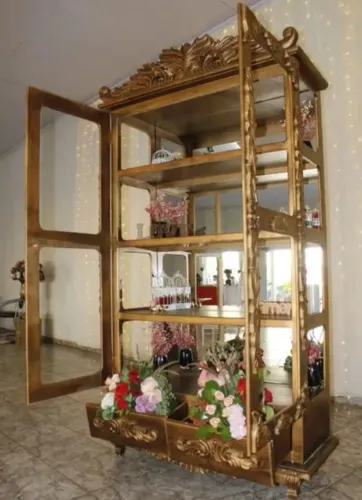 Cristaleira Imperial com espelho - Salão de Festas