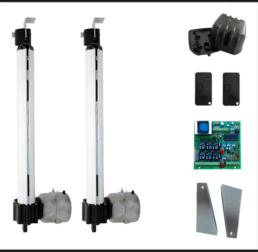 Kit Motor Rossi 1/4 Portão Pivotante 220v 1200mm Duplo 433mhz