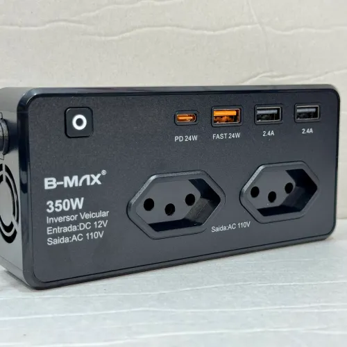 Inversor de tensão automotivo 12V para 110V 350W 