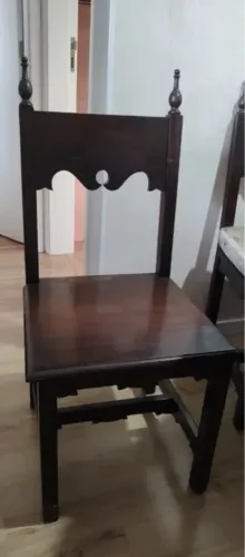 Conjunto de 4 Cadeiras de jantar em madeira 