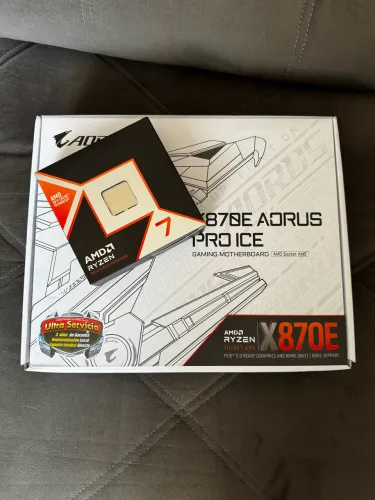 RYZEN 7 9800X3D + X870e AORUS PRO ICE 
