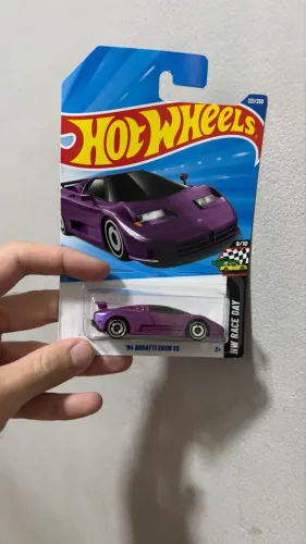 Carrinho Hot Wheels 94 Bugatti Eb110 Race Day 2025 Jbb36 Violeta