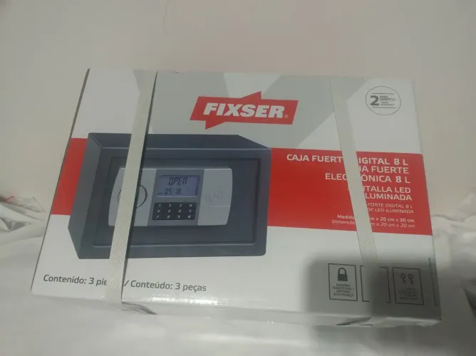 Cofre Digital 8L Fixser Novo na Caixa