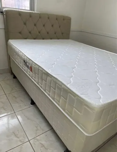 Cama Box de Casal em Molas Ensacadas - Nova 