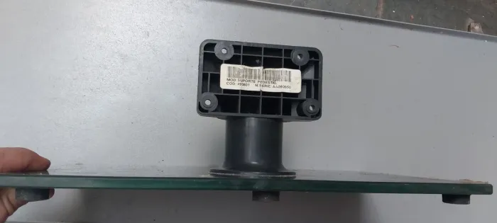 Suporte Pedestal para TV com Base de Vidro