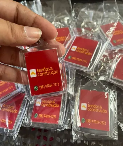 Chaveiro Personalizado em Acrílico 
