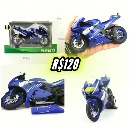 Moto Yamaha YZR-M1 Valentino Rossi 46 - Escala 1:12