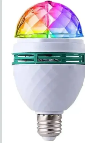 Lâmpada de led giratória nova para festas
