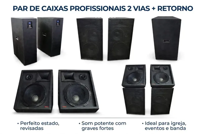 Caixas PA + Retornos