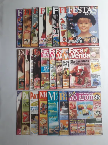 Revistas de Artesanato com moldes originais