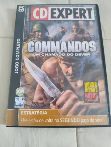 Jogo Antigo PC CD Commandos - Um Chamado do Dever - Revista CD Expert  - Frete Grátis 