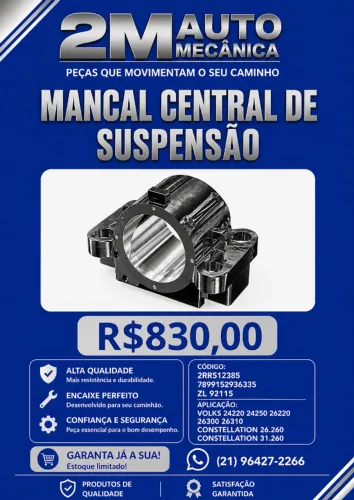 Mancal Central de Suspensão