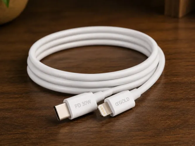 Cabo USB-C para iPhone Lightning 30W 1 Metro