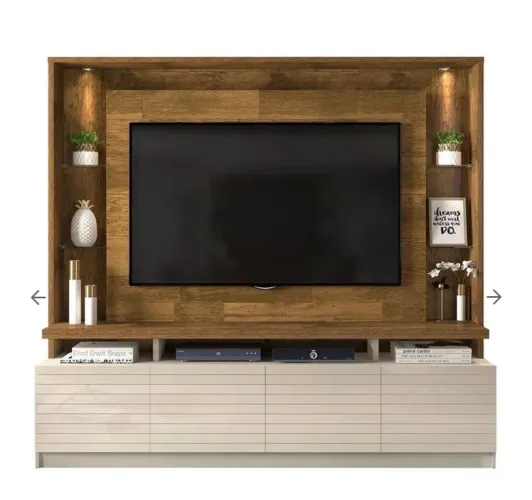 Rack com painel para TV