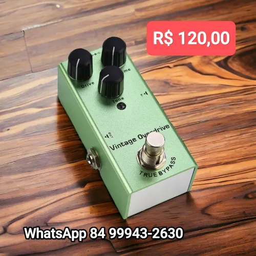 Pedal de Guitarra Vintage Overdrive (novo)