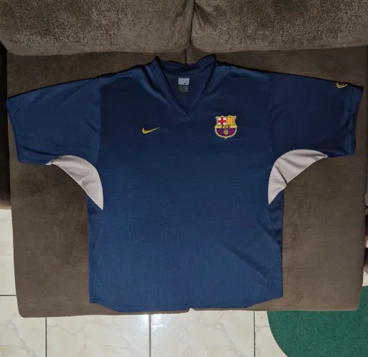 Camisa do Barcelona 2003 / Total 90 / Treino / Original / Espanha, real madrid, espanyol