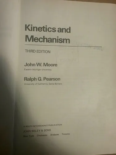 kinetics and mechanism moore