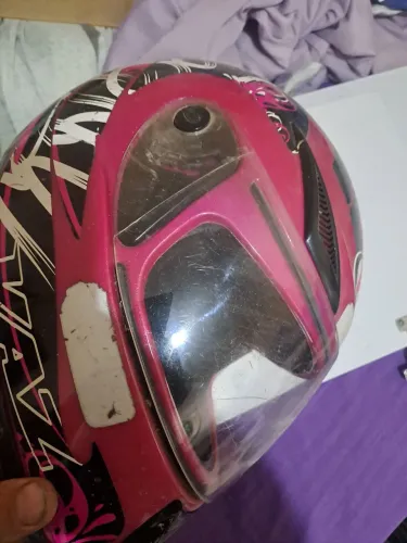Capacete vaz 58 rosa