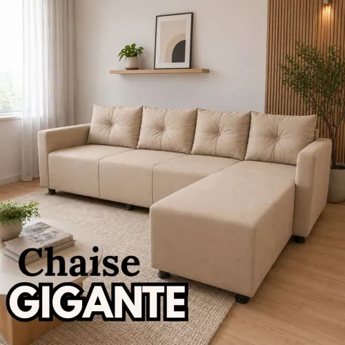 SOFÁ com CHAISE CAMA, OFERTA IMPERDÍVEL! 