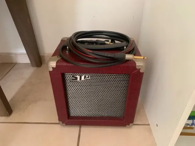 Guitarra com amplificador + bag e cabos
