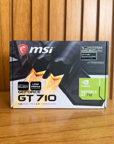 Placa de vídeo GeForce GT710  1GB