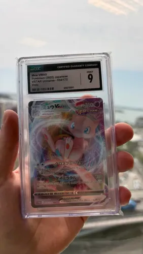 CARTA POKÉMON MEW VMAX 054/172 JAPONÊS - CGC 9 MINT