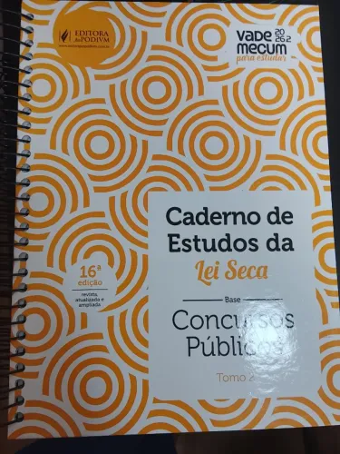 Cadernos de Estudos Lei Seca Juspodivm 2026.2 NOVÍSSIMOS - Chegaram dia 08/09