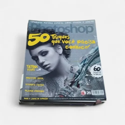 Revista de Photoshop da marca Photoshop creative