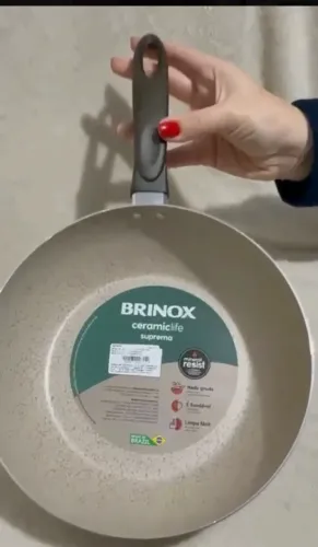 Frigideira antiaderente Brinox abaixo do preço