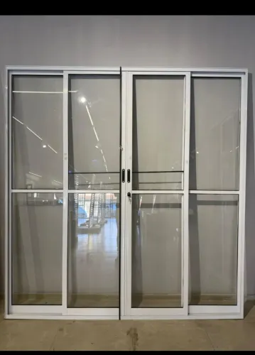 Porta correr 4 folhas branca