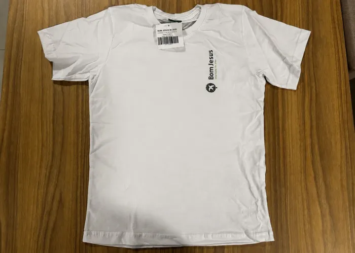 CAMISETA UNIFORME BOM JESUS MANGA CURTA NOVA TAM. 14