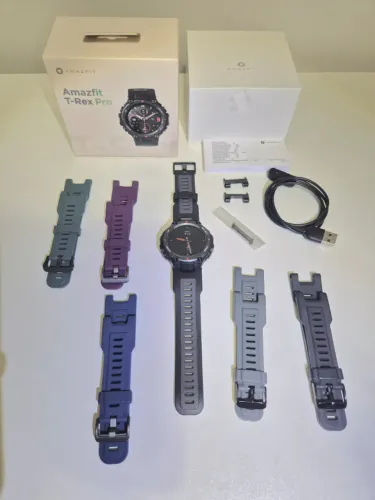 Relógio Smartwatch Amazfit Sport T-rex Pro.