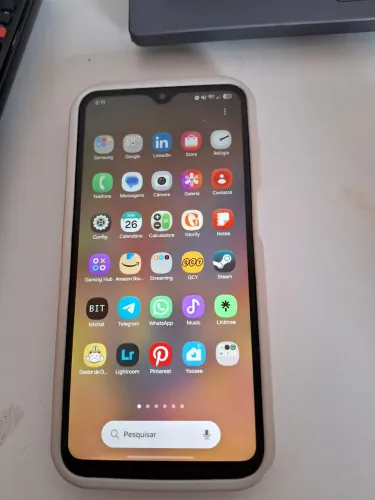 Samsung a15 tela trocada