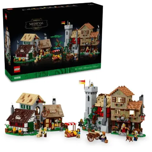 LEGO Icons - Medieval Town Square 10332, 3304 peças