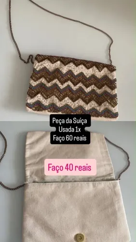 Bolsa importada bordada