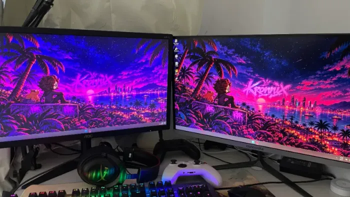 Monitores Full HD: Concordia 23 144Hz R$599 e AOC 20 75Hz R$399
