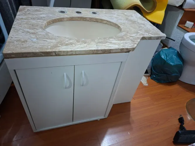 Pia de banheiro completa