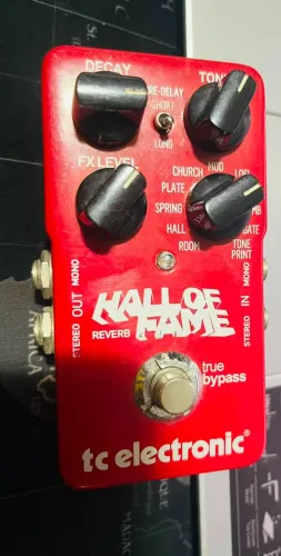 Pedal de Reverb TC Electronic Hall of Fame - Excelente Estado