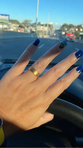 Aliança Valentines Vivara ouro 18k 6mm