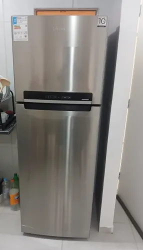 Geladeira mídea 394 litros inox