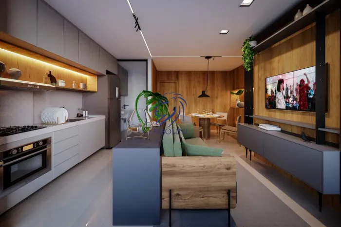 Apartamento na planta na Jatiúca com 3 quartos, sendo 1 suíte e 1 reversível.