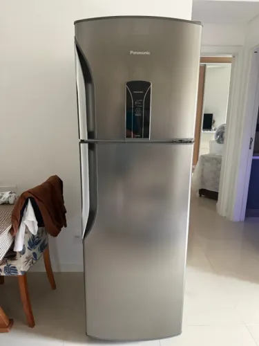 Geladeira Panasonic A+++ Frost Free 387L Aço Escovado 220v