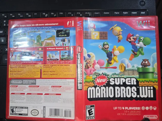 ? Jogo New Super Mario Bros. Wii - Edição Especial Caixa Vermelha (Original)