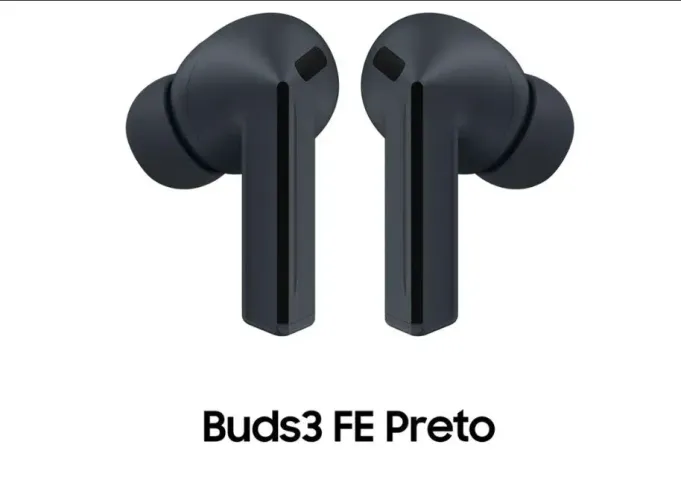 Samsung Galaxy Buds3 FE Preto Lacrado | Nunca Usado | Original