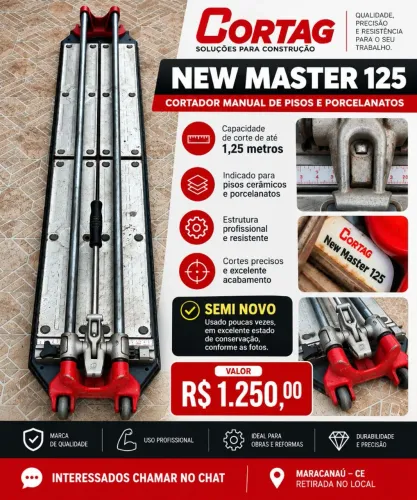 Cortador profissional de pisos e porcelanatos
