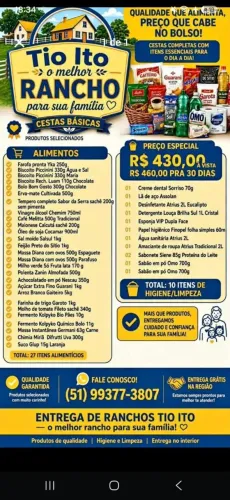 Cesta básica RANCHOS