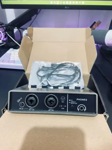 Interface de Áudio TEYUN Q-16 USB - Pouquíssimo Uso