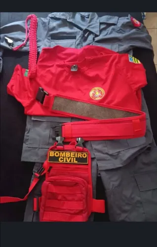 Uniforme bombeiro civil completo