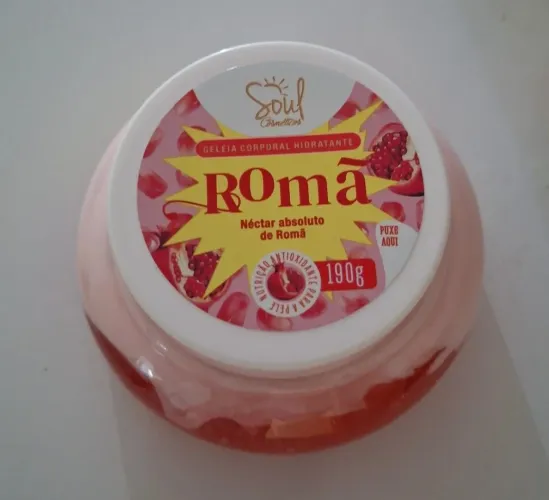 Geleia corporal Romã. Mais que um hidratante, um vício perfumado