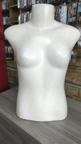 Manequim Feminino busto para sutiã, top e amamentação 